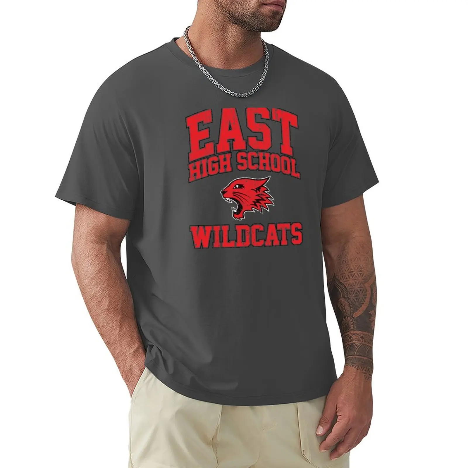 Футболка East High School Wildcats (вариант) винтажные футболки корейская модная одежда