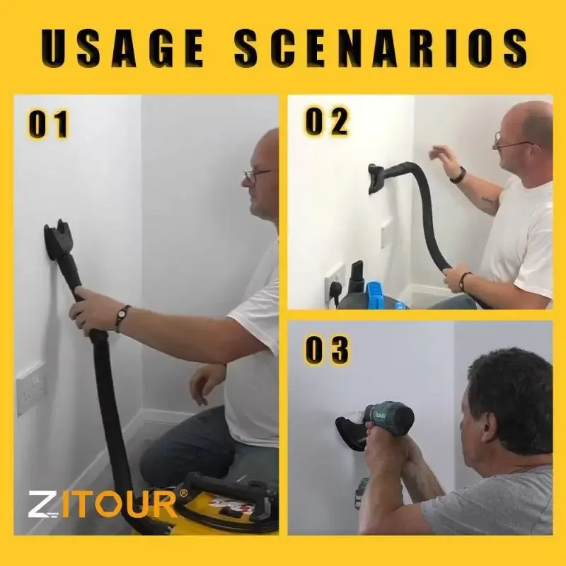 Электрическая дрель пылесос для сверления большая емкость пылезащитный чехол