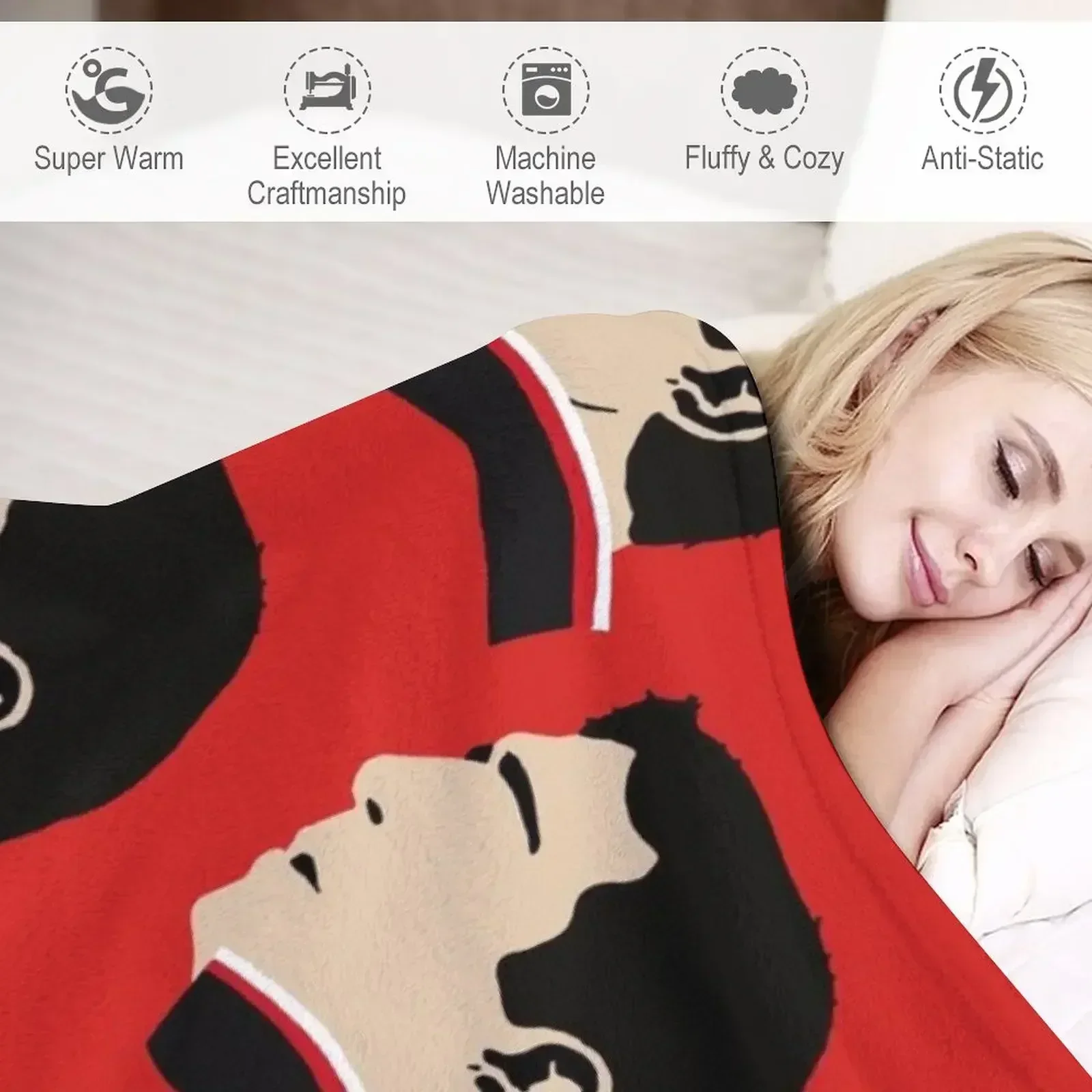 Одеяло Эрик Кантона мягкое одеяло декоративные одеяла