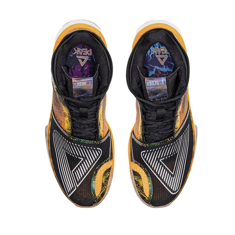 PEAK Basketball Shoes TAICHI BIG TRIANGLE GODZILA vs.KONG Men Sneakers Sports Lightweight Basketball Shoes Original E12911A