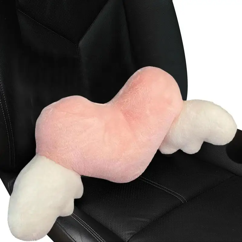 

Heart-Shaped Car Headrest Heart-Shaped Car Headrest Plush Love Neck Pillow Head Rest Cushion Cute Neck Pillow For Travelling And