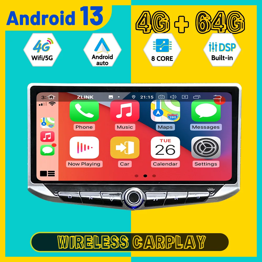 10 88 ''навигация 8-ядерный Carplay для 100 универсальных моделей мультимедийный