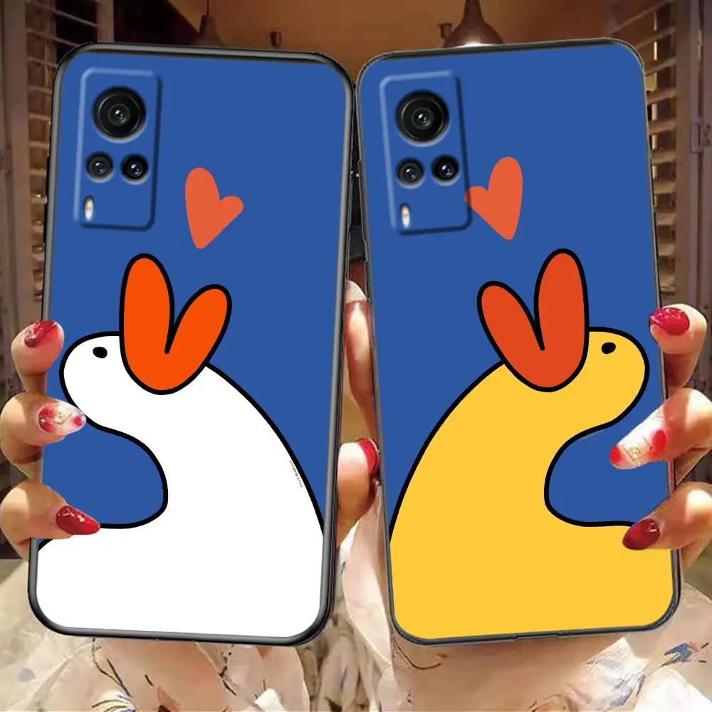 

Funda Case For VIVO X90 X80 X70 X60 X50 X27 X23 X21 X20 Plus V27 V25 V23 V23E V21 V21E V20 SE V19 V17 Pro 5G Case Cute GOOD Duck