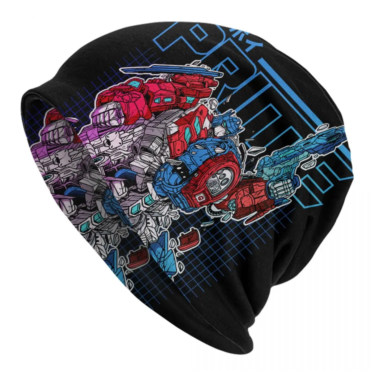 

Cartoon Super Robots Watches Robot Accessories Skullies Beanies Bonnet Hat 3D Print Skullies Hat Wonderful Gift