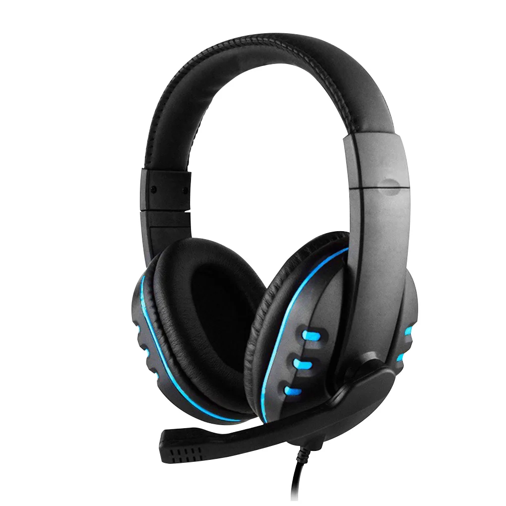 

Gaming Headset 3.5mm Wired Headphone PC Game Console Wire Control Microphone Earphone for Computer for PC