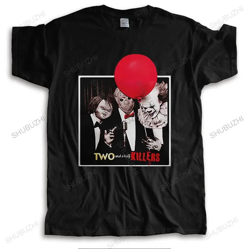 

Men crew neck tshirt cotton brand tee-shirt black TWO AND A HALF KILLERS new arriverd men's short sleeve tshirts print t-shirt