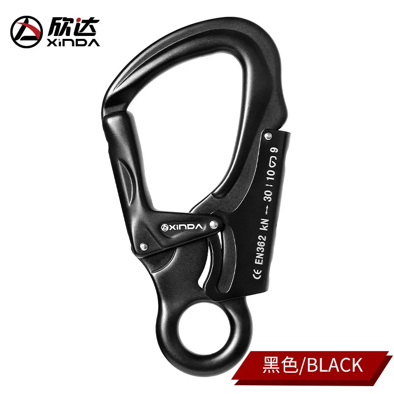 

Free Shipping Small Eye Hook Outdoor Rock Climbing Master Lock Carabiner Downhill Viagra Expanding Aerial Work Safety Hook