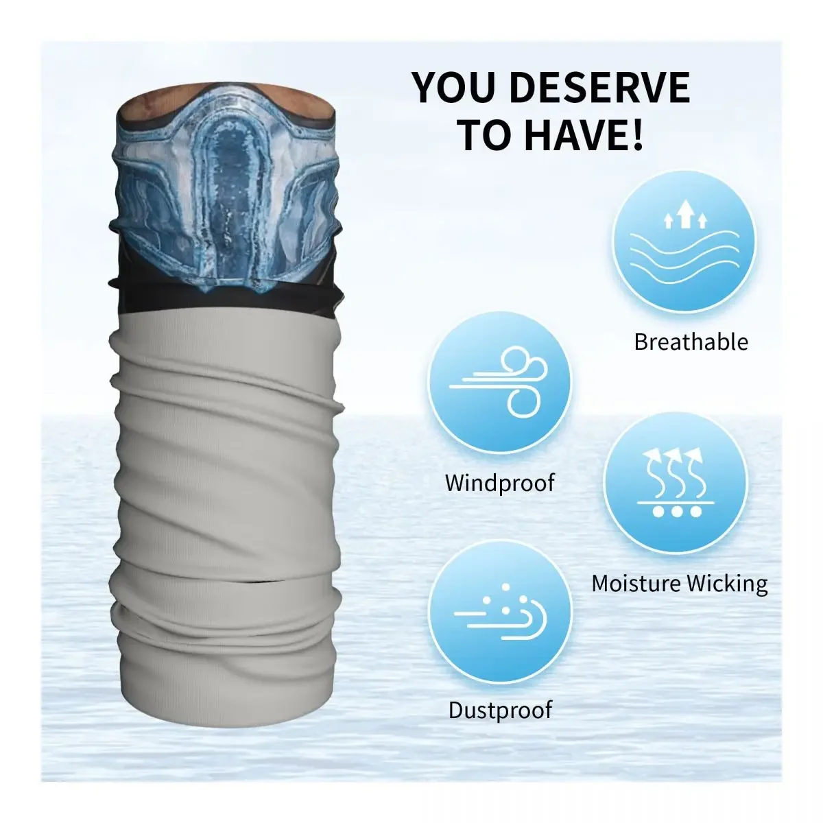 Бандана для шеи Mortal Kombat Sub Zero мужчин и женщин зимний походный лыжный шарф гетры