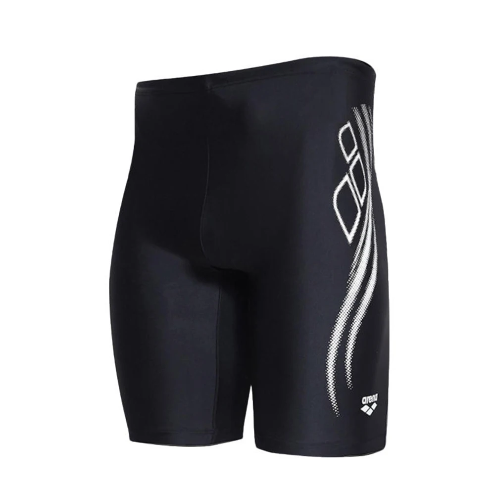 Summer Beach Lycra Quick Dry Uv Protection Gym Tights Shorts New Men Swim Jammer Swimming Trunks Professional Swim Surf Trunks