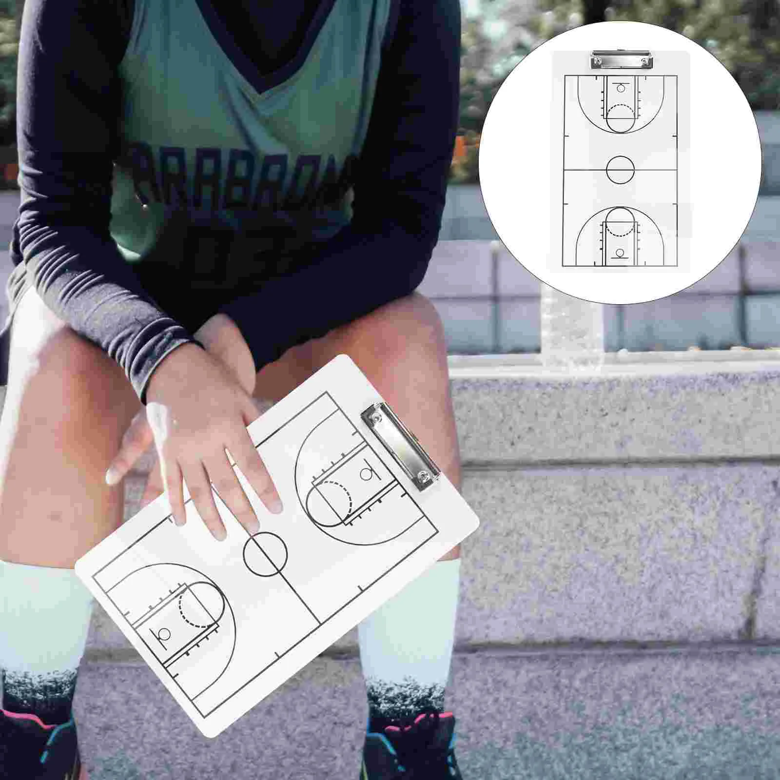 

Magnetic Whiteboard Basketball Match Game Creative Tactics Writing Planning Useful Pvc
