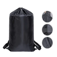 large laundry bag heavy duty polyester washing backpack with 2 adjustable shoulder straps for school camping