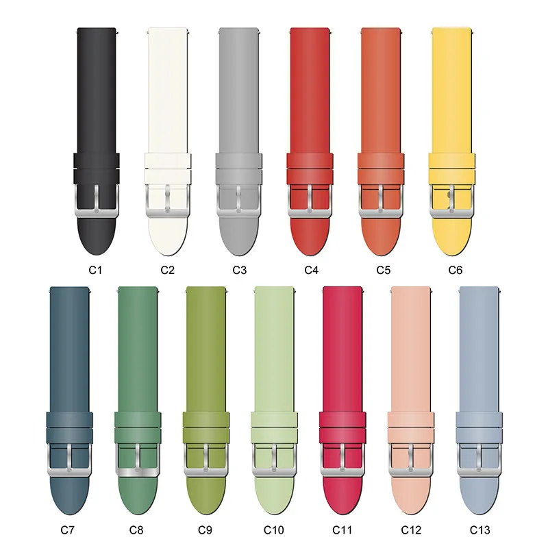 

Ремешок силиконовый для часов Amazfit GTS 2/3/2e/GTS 2 Mini, браслет для Samsung Galaxy Watch Active 2 40/44 мм, 20 мм