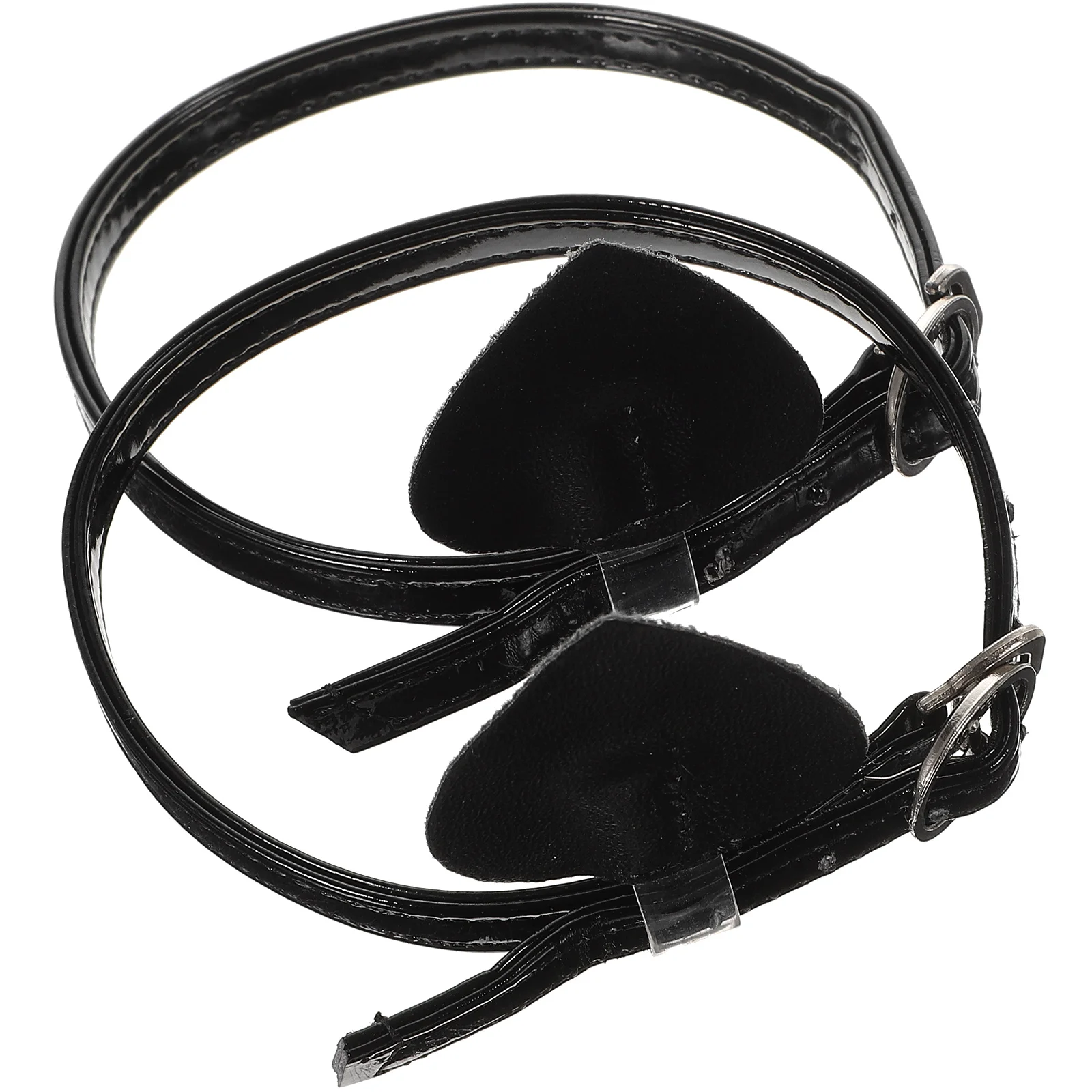 

PU Lady High Heeled Shoe Bungee Shoelaces Tie Elastic Shoelace Sep- in Anti Shoe Straps with Buckle
