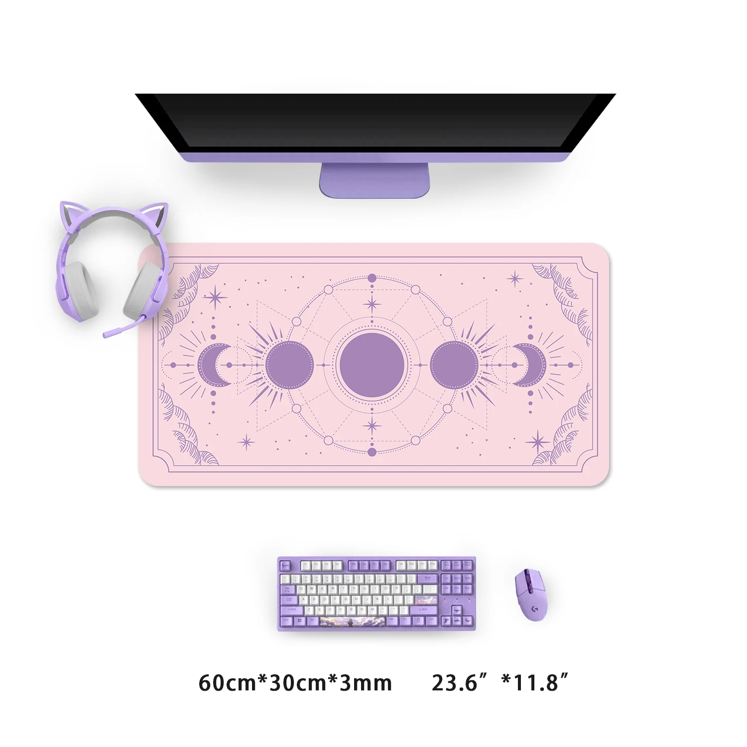 

Фиолетовый игровой коврик для мыши Magic Celestia XXL