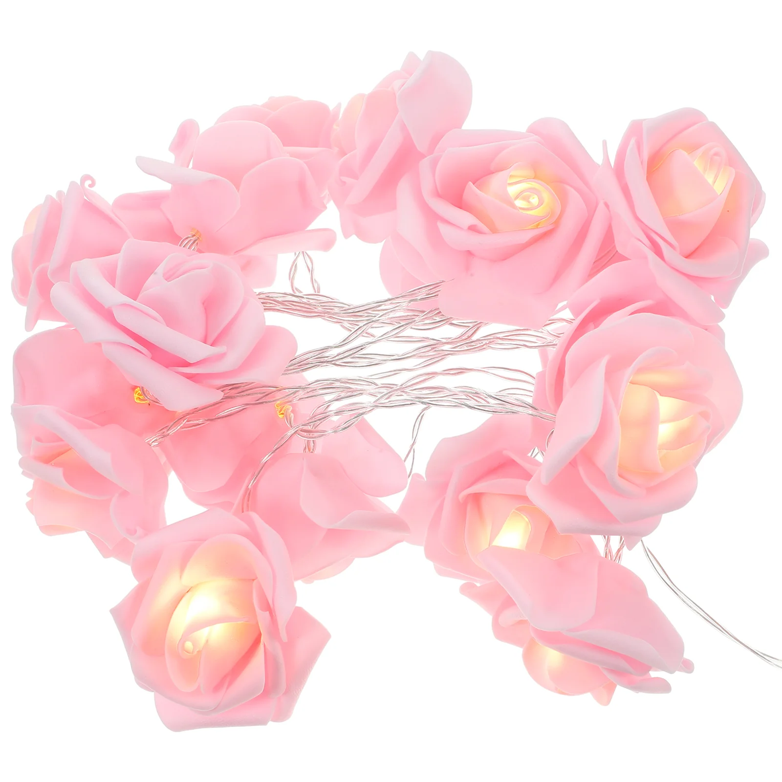 

Fairy Lights Lamp Decoration Party Decorations For Events Hanging Bedroom Roses Flower Copper Wire LED