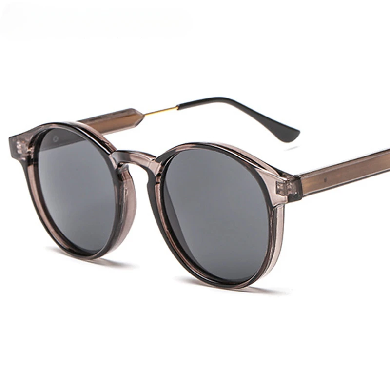 

Fashion Transparent Women Vintage Square Sunglasses 90s Round Sun Glasses 2023 Trending Eyewear Punk Hip Pop UV400 Men Shades