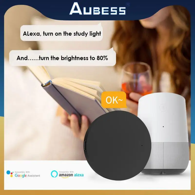 

Infrared Controller Timer And Automatic Trigger Wifi Ir Smart Home Control Voice Control For Tv Dvd Aud Ac App Remote Control