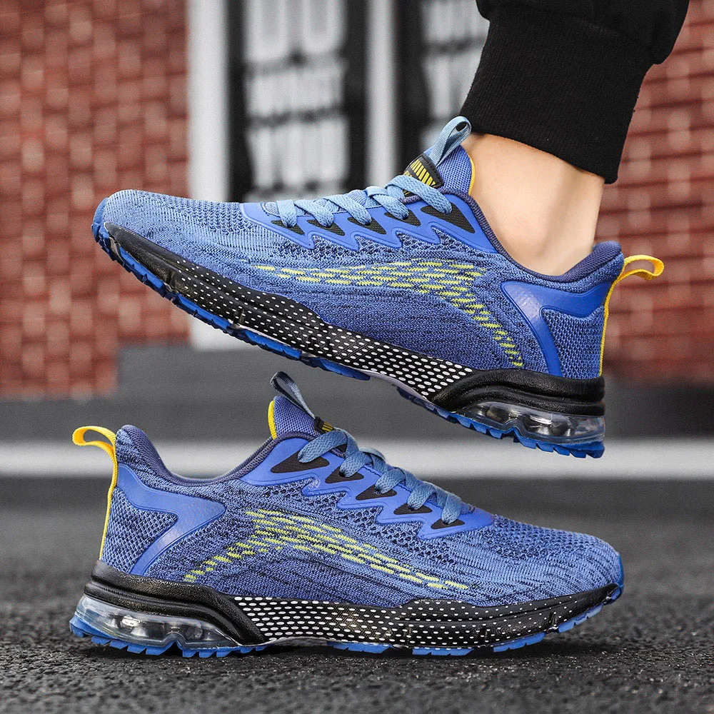 Mens Sneakers Air Cushioning Running Shoes Athletic Training Sports Shoes Breathable Running Jogging Sneakers Sports Shoes Male