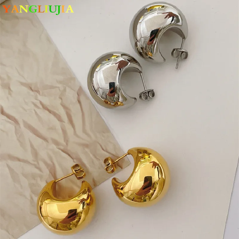 

Irregular Metal Earrings European And American Style Hip-hop Punk Personality Fashion Stud Earrings Ms Girl Travel Accessories