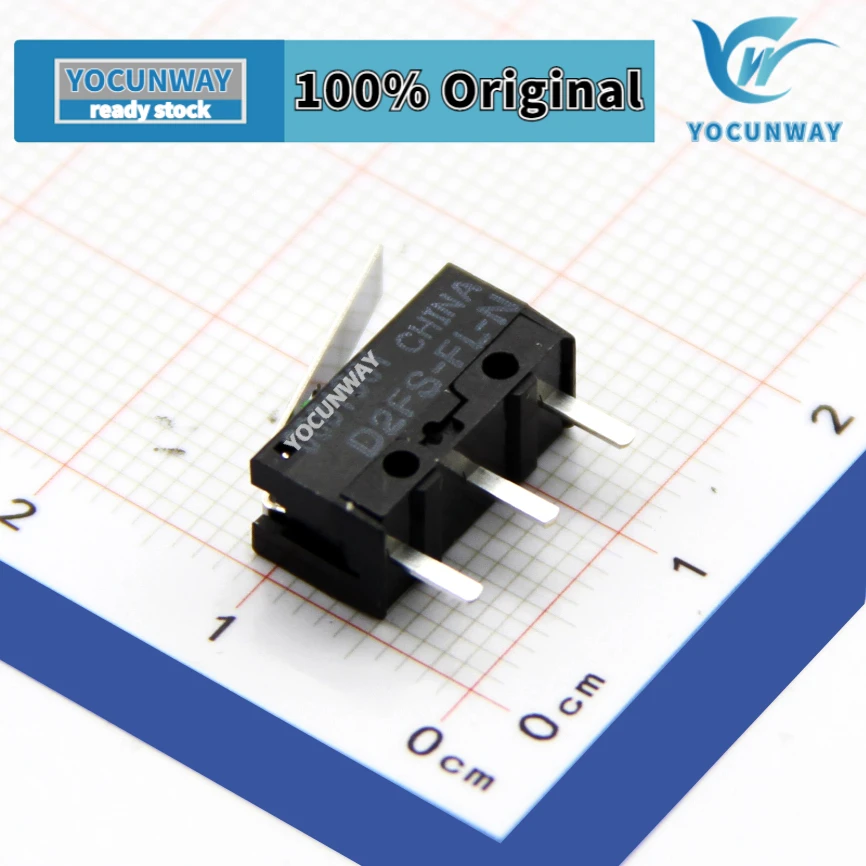 

D2FS-FL-N New Original Mouse Micro Switch Ouble JapanOMRON Green Dot Limit Switch