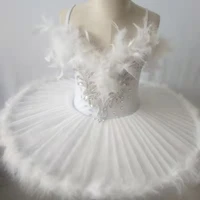 white black tutu ballet feather swan lake dress women child girls professional ballet tutu ballerina dress kids girls dance wear