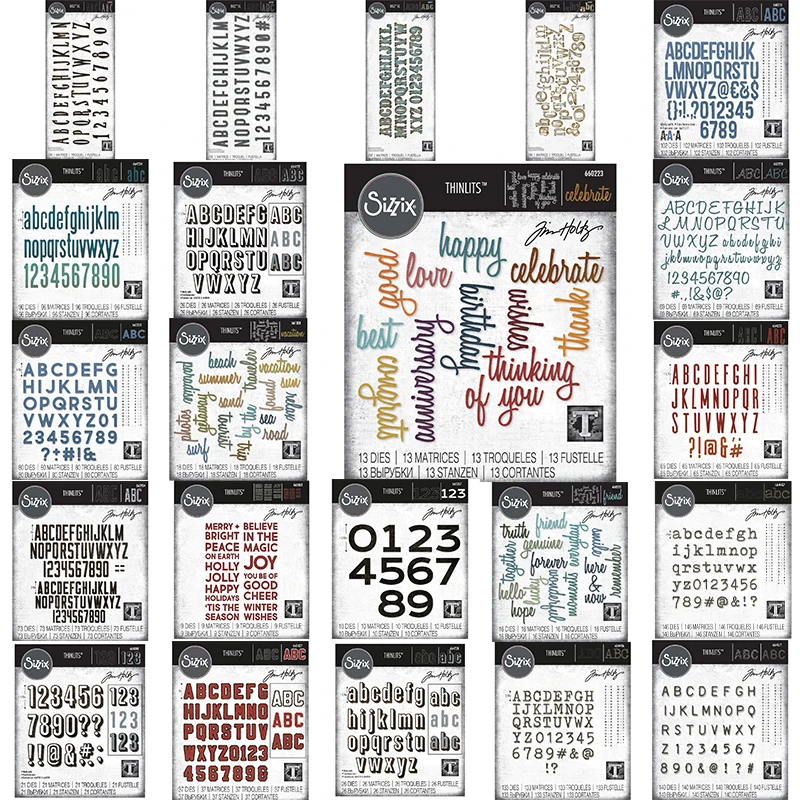 

Smart Letters And Numbers Metal Cutting Dies For Scrapbooking Make Photo Album Card DIY Paper Embossing Decoration 2023 New