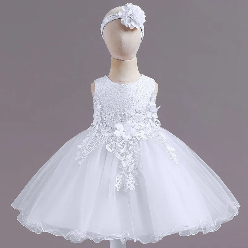 

Summer 2022 New Arrivals Girls Sleeveless O Neck Embroidery Pink Blue Muti Roupa Infantil Menina Cute Party Dress Custume 3-10T