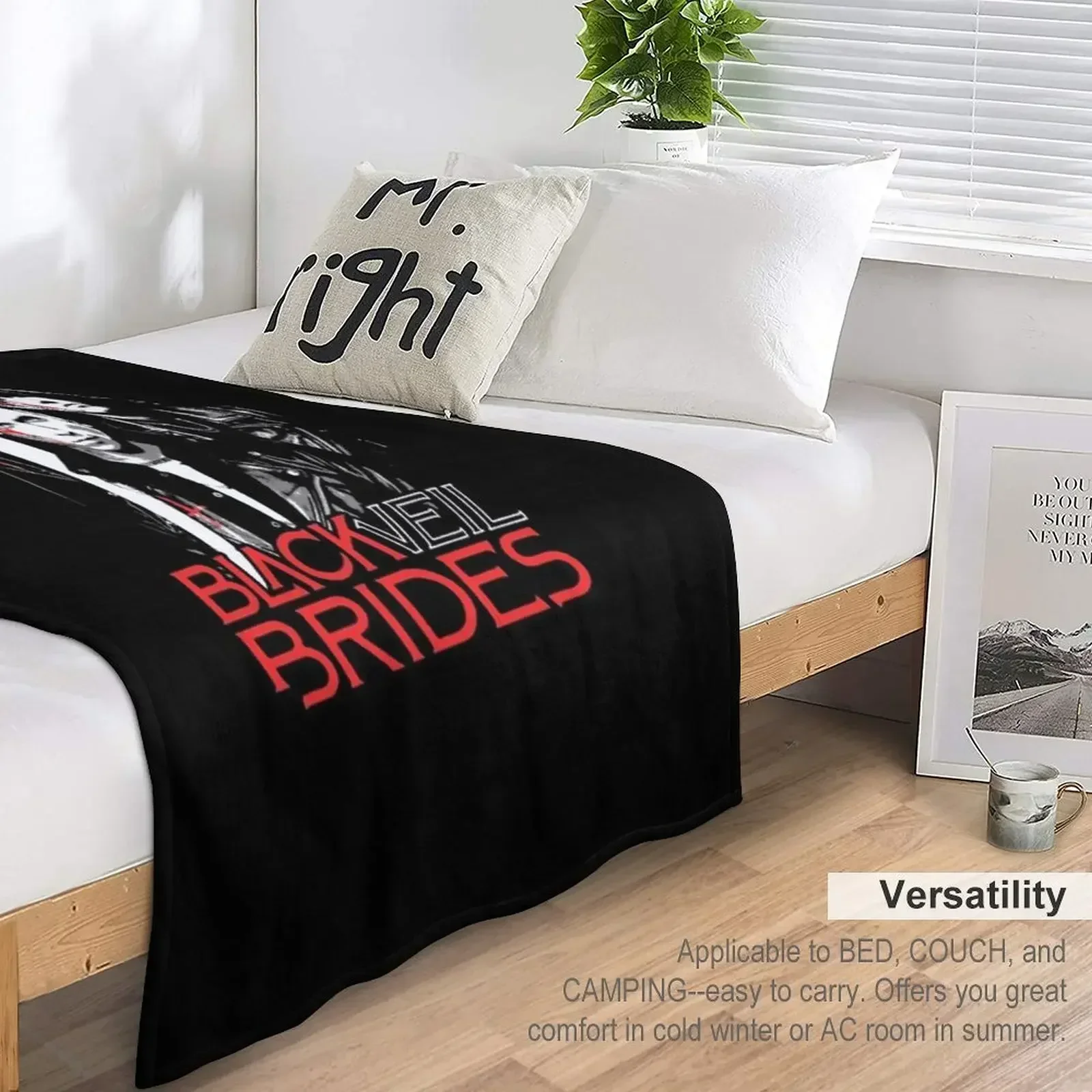 Копия черной вуали bvb невесты одеяло люксового бренда свободные одеяла