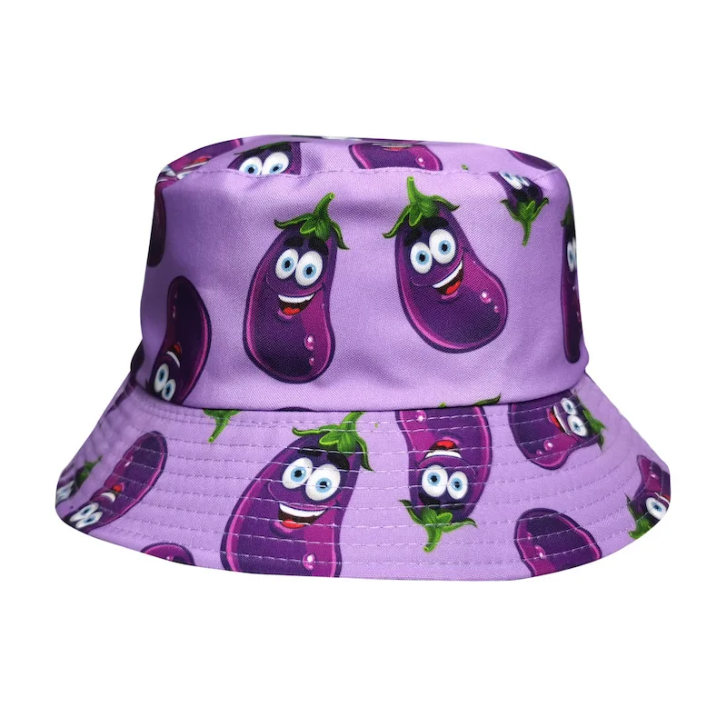 Новые шляпы-ведра для мужчин и женщин с принтом красного перца, овощного эмодзи, солнцезащиты, рыбака, хип-хопа, модной панамы на улице.