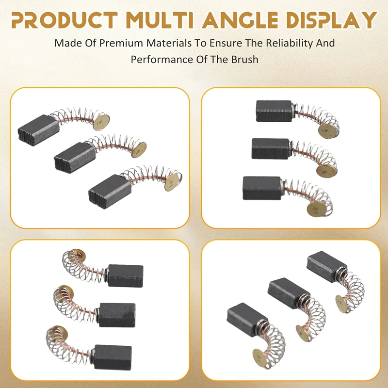 Угольные щетки для угловой шлифовальной машины 5x8x13 мм 36 шт.
