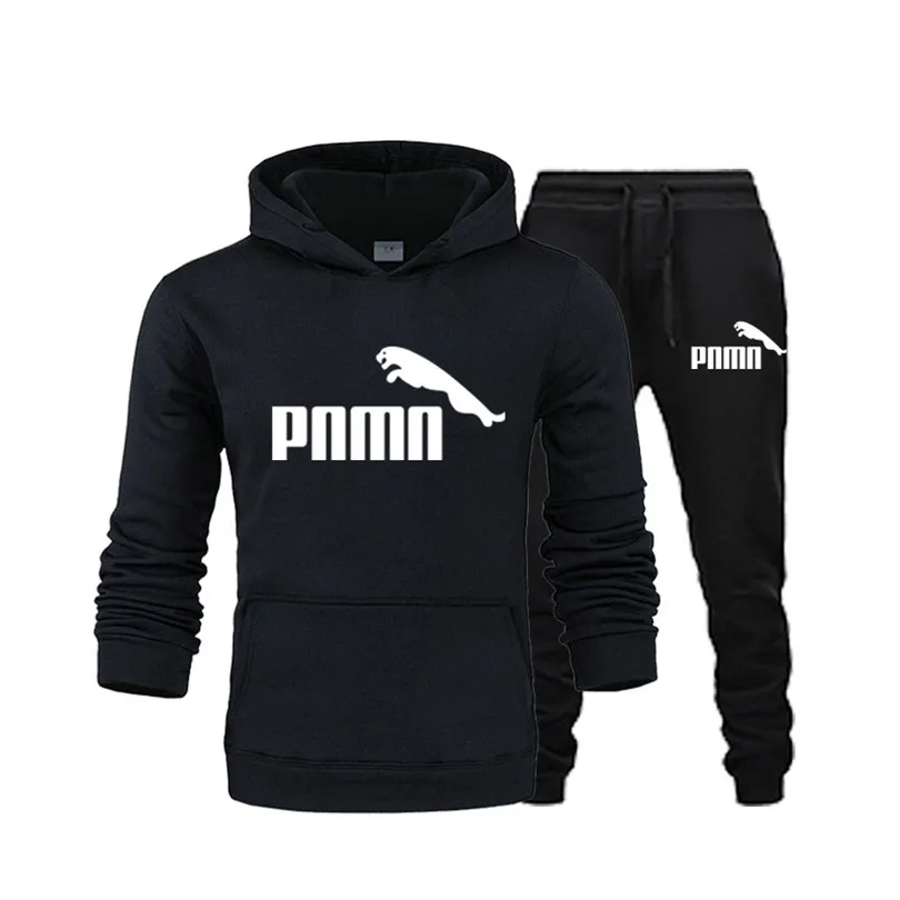 

Fashion Brand 2 Piece Suits New Spring Men Sets Hip Hop Funny Letter Printed Plus Fleece Sportswear Casual Hoodies Sweatshirts