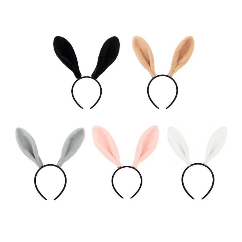 

Easter Party Plush Bunny Headband Woman Makeup Cosplay Party Headwear Supplies