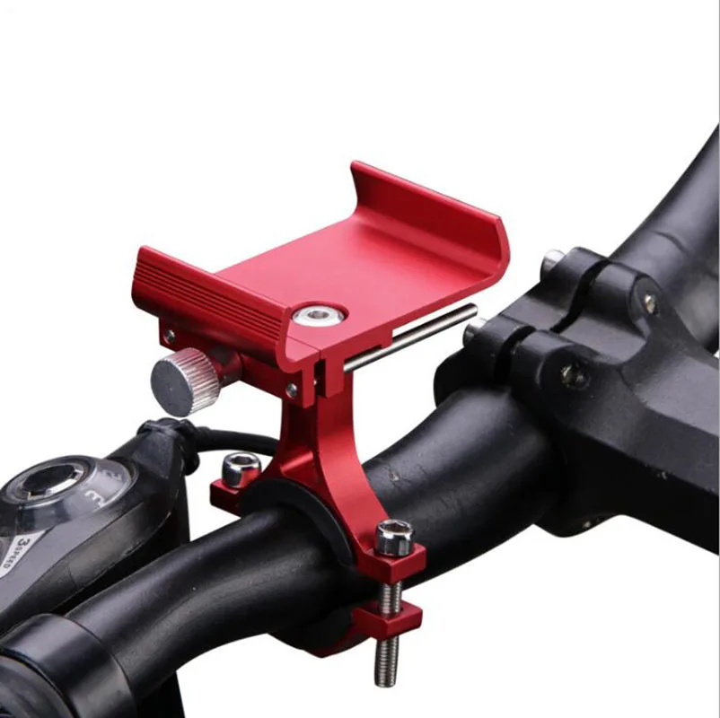 

Mountain Bike Aluminum Alloy Mobile Phone Holder Bicycle Battery Car Motorcycle Applicable