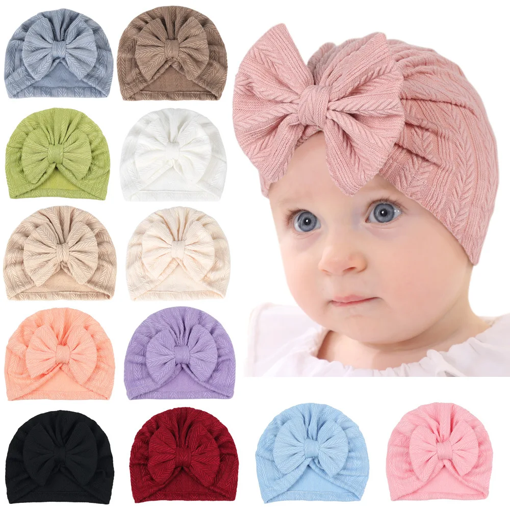 Wheat Grain Bow Hats Baby Indian Hats Hair Accessories Baby Headbands For Girls