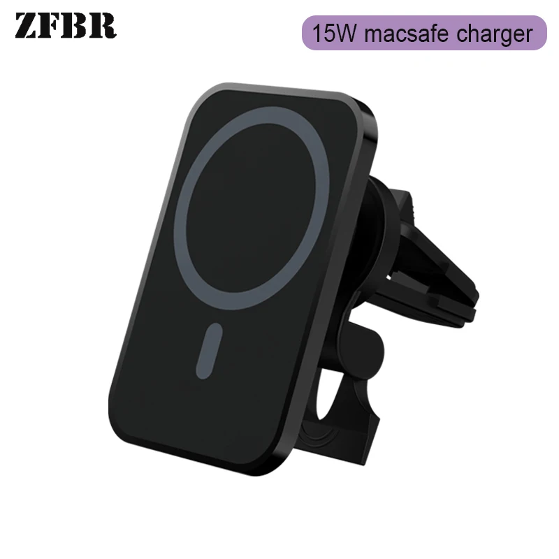 

15W Wireless Charger Car Accessori Phone Holder for Airpods Magnetic Fast Charging Mobil Phone Case For iPhone 13 12 Samsung