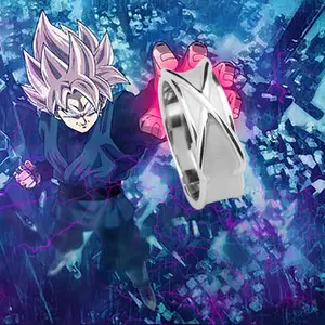 Black Goku Dragon Ball SUPER Sterling Silver Time Ring (Toki no Yubiwa –  HachiCorp