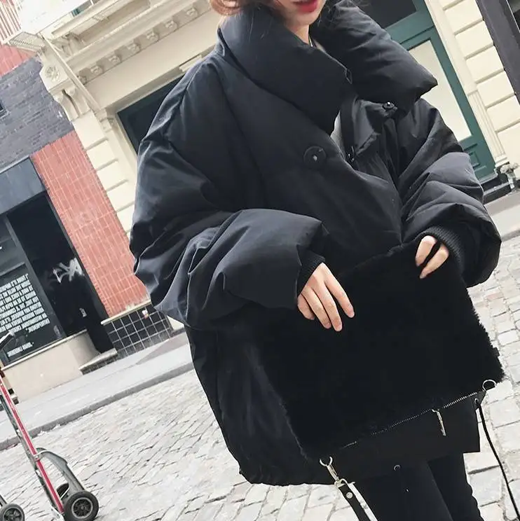 2022 Women's Clothing Jackets Cotton Warm and Windproof Loose Bread Clothing Padded Clothing Padded Winter Coat Female Trend