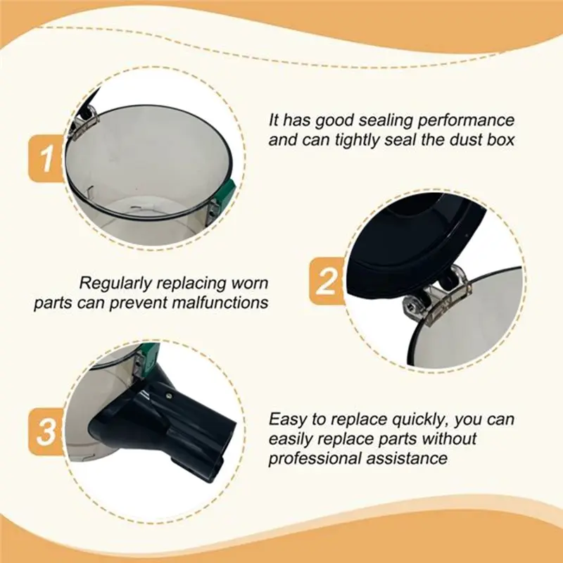 Фото Сменный контейнер для пыли UNCL для пылесосов Prettycare W200/W300 №3