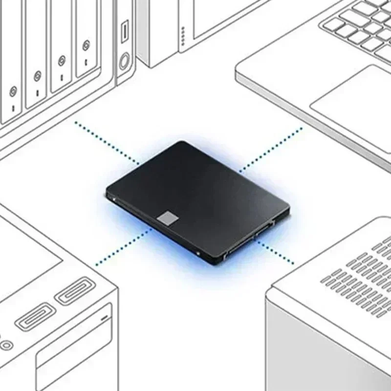 Твердотельный диск Lenovo 4 ТБ SSD 870 EVO 500G 1 2 внутренний жесткий Sata3 5 дюйма для ноутбука