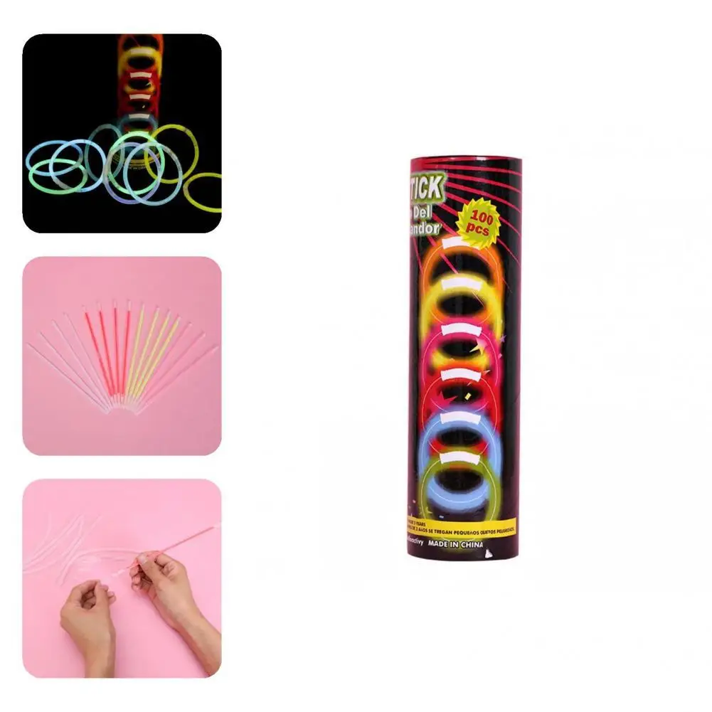 

Glow Stick Bracelets Multi-purpose Colorful Compact Party Pack Luminous Sticks