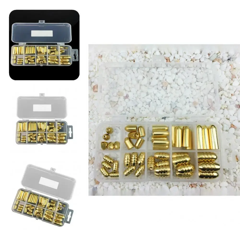 

Рыболовные свинцовые грузила 51 шт./компл. прочные антидеформационные медные грузила многоразового использования для использования на откр...