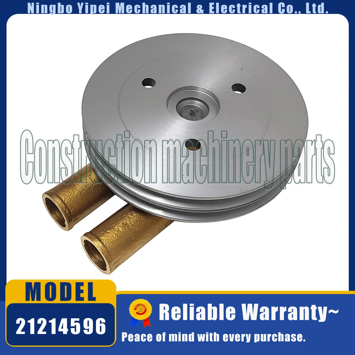 21214596 Ременный шкив водяного насоса с двойным V-образным вырезом для двигателей