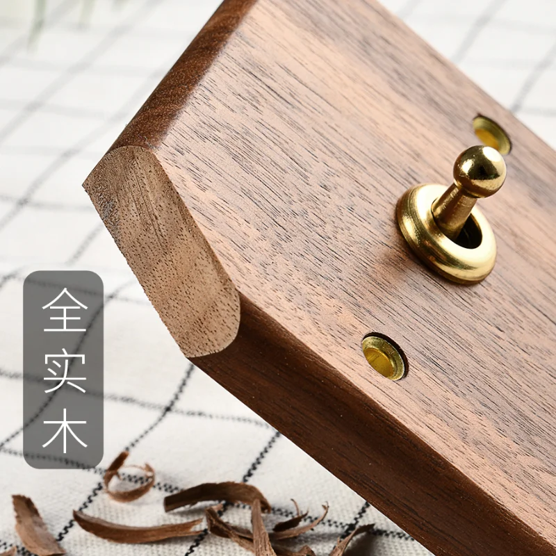 Винтажная розетка Danni 13A с USB пластина переключателя из твердой древесины и латуни