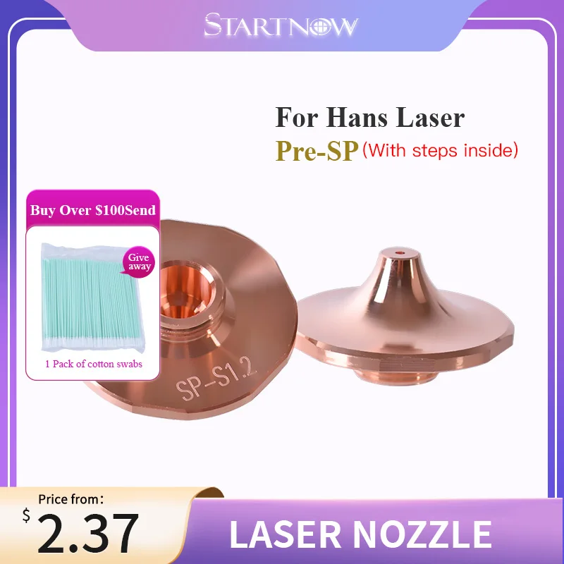 Startnow Fiber насадка для лазерной резки Single Double Layer для Precitec SP Series HANS Cutting Machine Parts Laser Nozzle Dia28mm