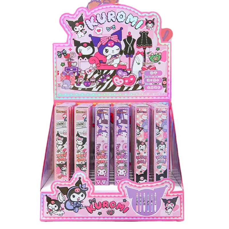 

Sanrio Kuromi blind box press gel pen cartoon press black signature pen student stationery exam 0.5mm anime peripheral wholesale