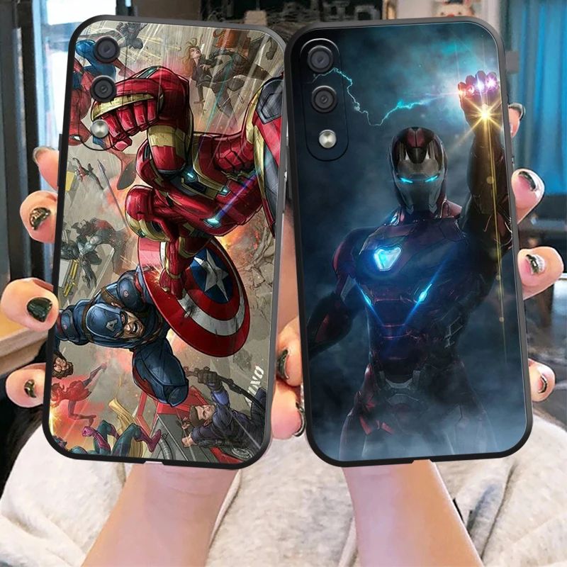

Popular Marvel Phone Case For Samsung Galaxy A01 A02 A10 A10S A20 A22 4G 4G 5G A31 Black Soft Funda Silicone Cover