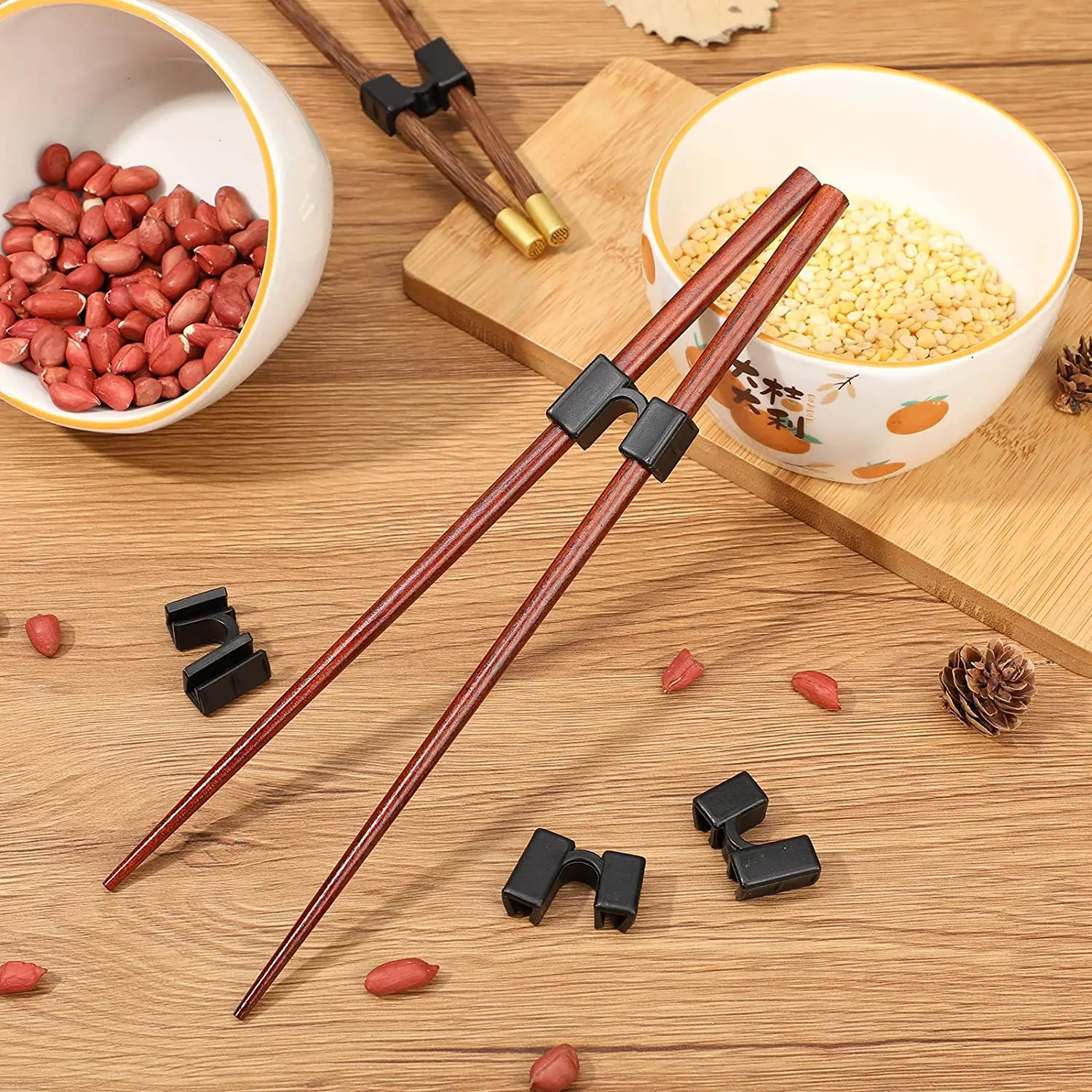 

10PCS Reusable Chopstick Helpers Training Chinese Chopsticks Trainer Holder for Adouts Beginner Trainers or Learner