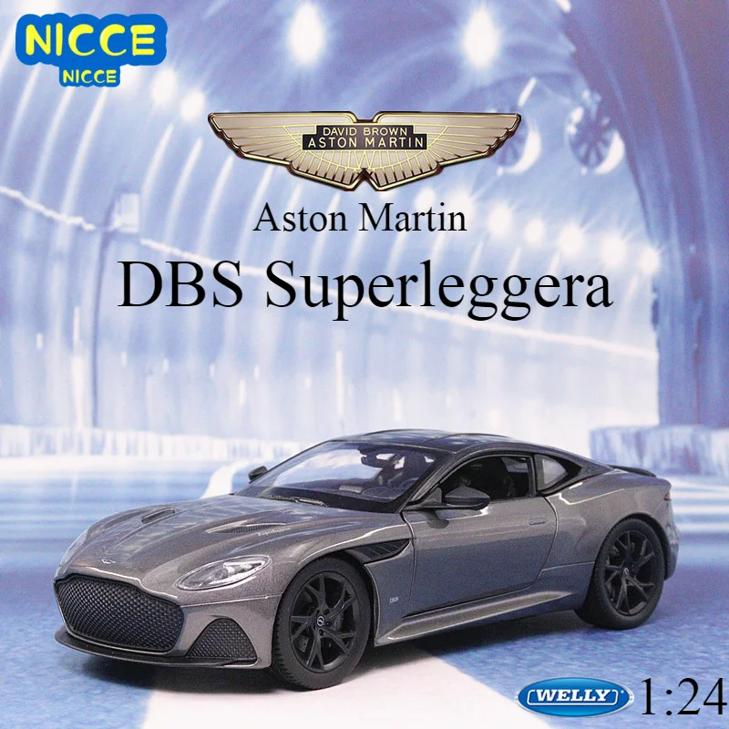 

Welly 1:24 Aston Martin DBS Superleggera Alloy Car Model Crafts Ornaments Collection Toy Tool Gift Die-casting Model Gift B156