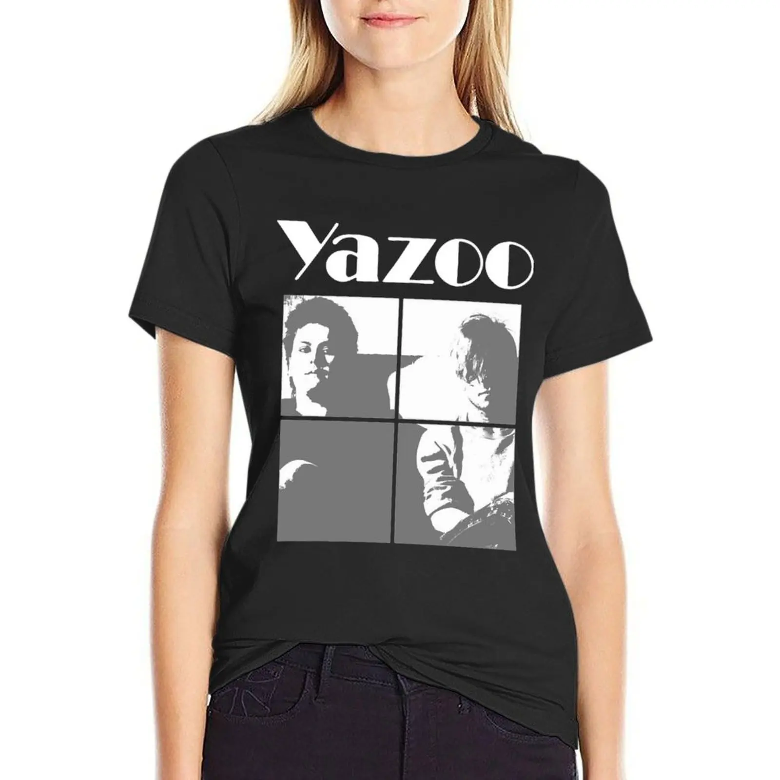 Yazoo Высококачественная футболка размера плюс Топы заготовки женские летние