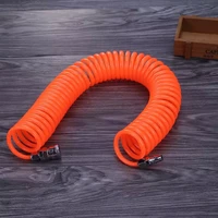6m9m pe flexible compressor air hose durable practical pneumatic easy apply extension inflating coil adapter quick coupler